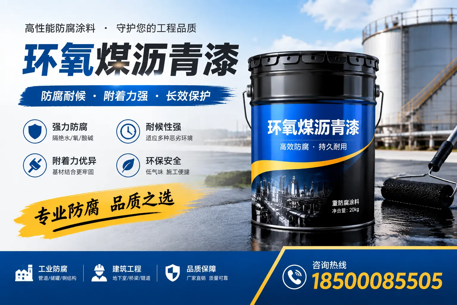 如何选择适合的环氧煤沥青漆？吕梁市场选型指南